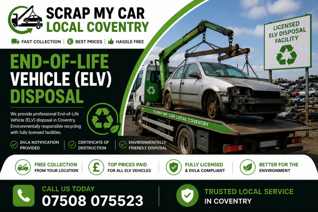 End-of-Life Vehicle (ELV) Disposal